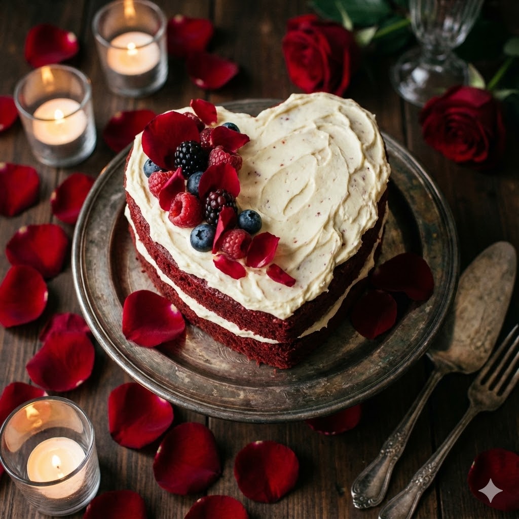 Valentines Day Cakes That Say “I Love You” in Every Bite 5 valentines day cakes with romantic styling