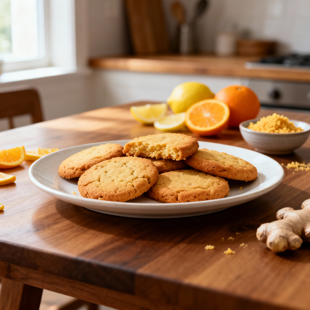 How to Make 3-Ingredient Ginger Citrus Shortbread 5 Ginger Citrus Shortbread
