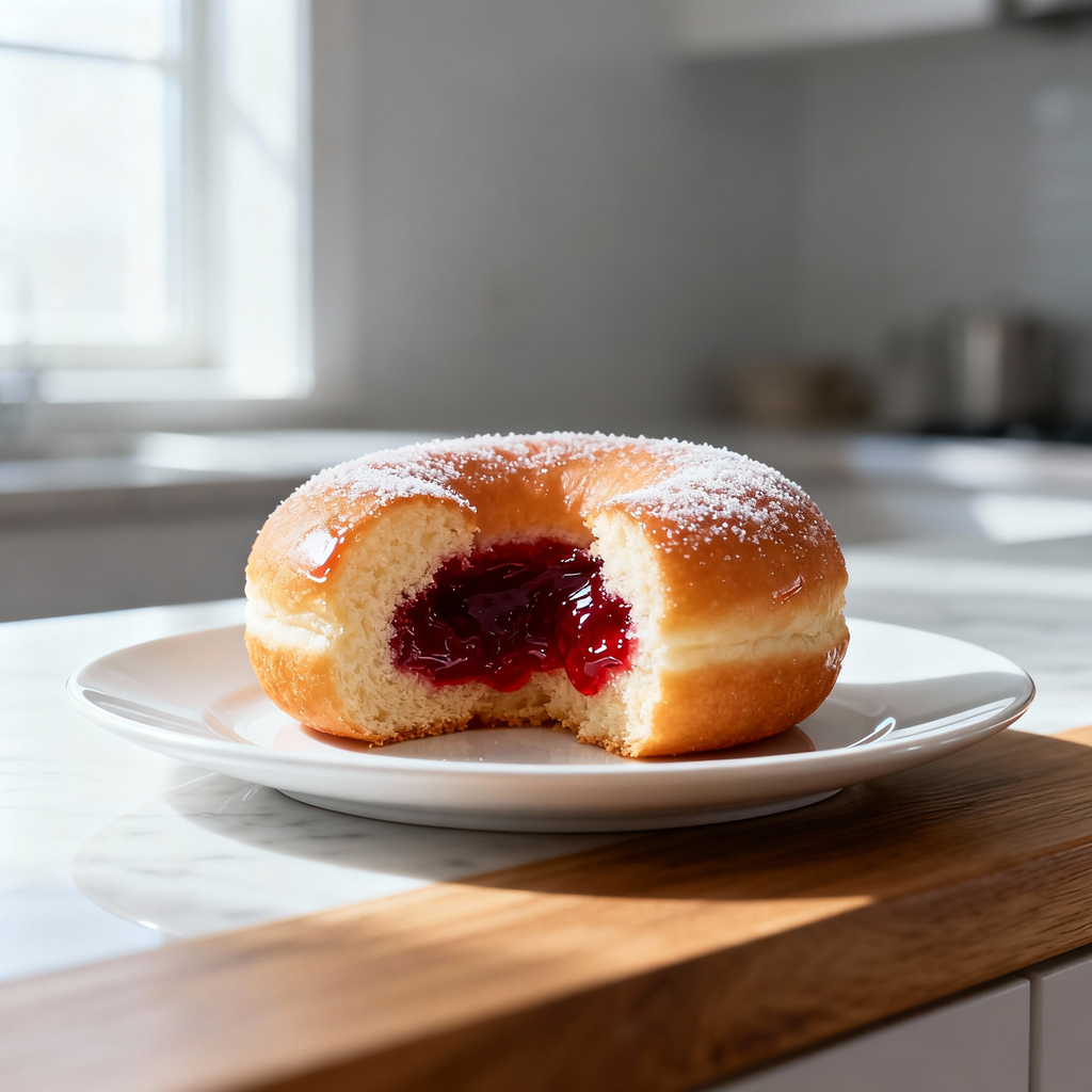 Best 5-Ingredient Jelly Doughnut Cake 4 Jelly Doughnut Cake