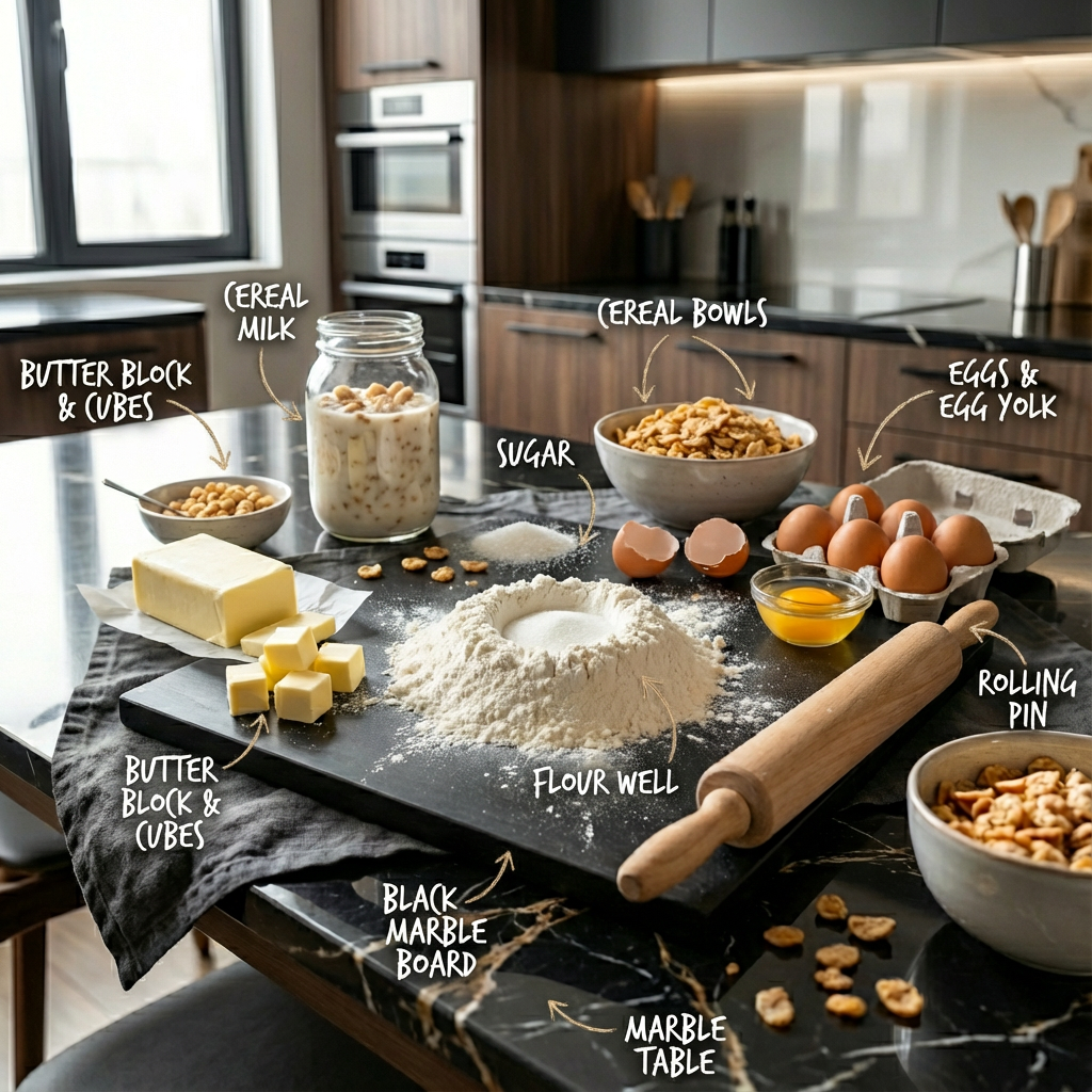 Cereal Milk Croissants: A Creamy, Crunchy Twist on a Classic 6 cereal milk croissants ingredients