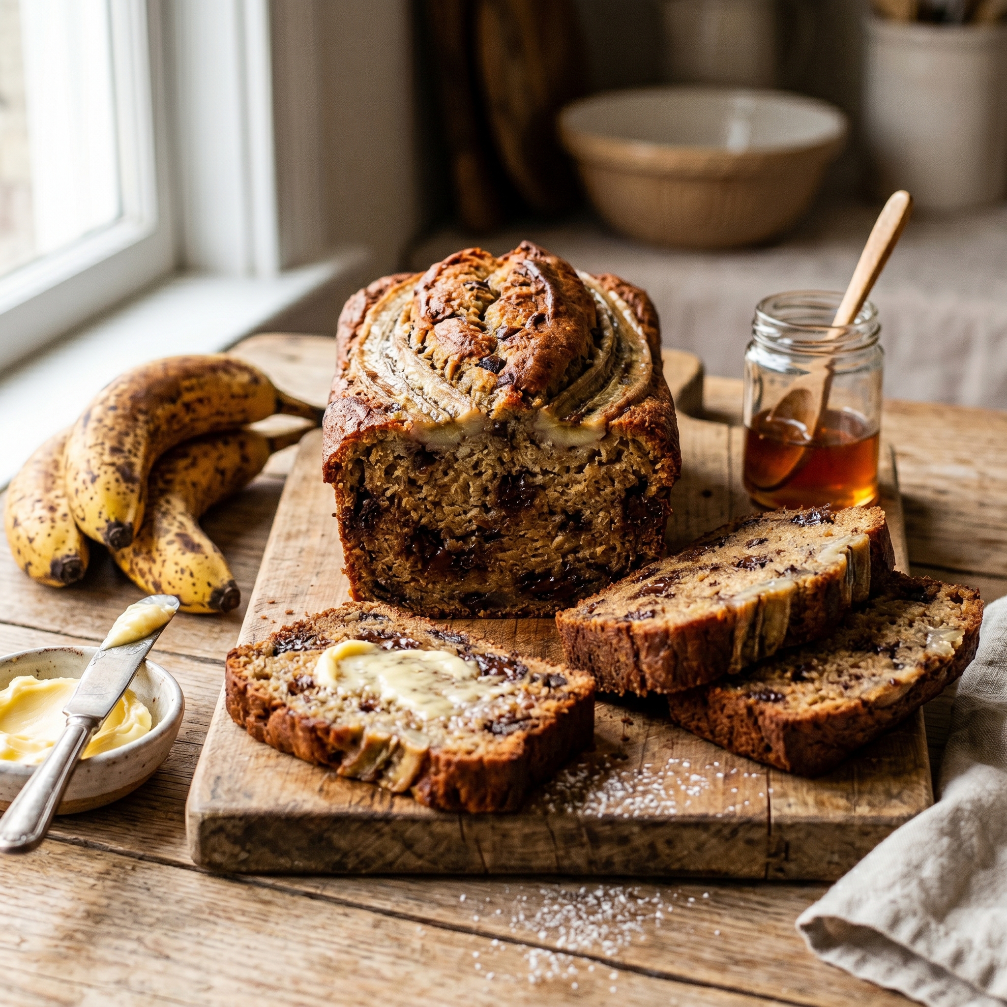 World’s Best Banana Bread 1 A stunning eye level 202604181932 - World’s Best Banana Bread