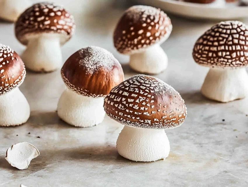 Meringue Mushrooms