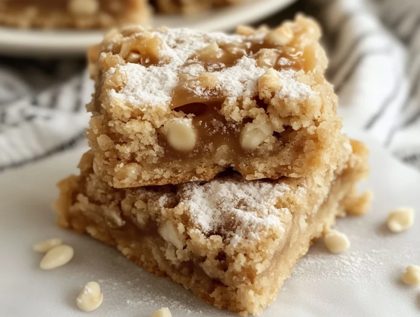 Salted Caramel Crumble Bars Recipe