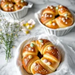 Braided Bun Easter Nests