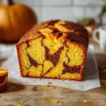 Halloween Marble Loaf Cake