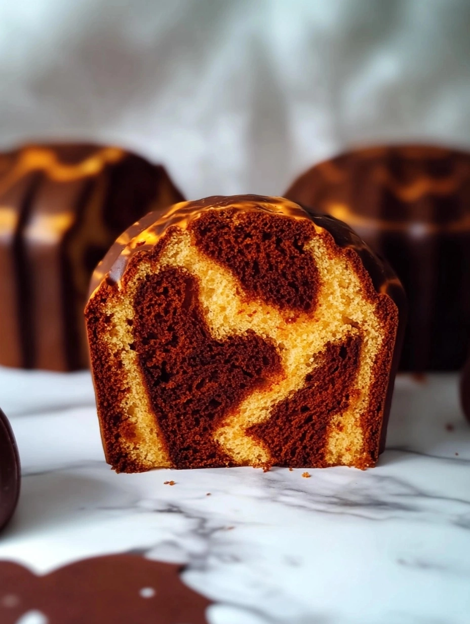 Halloween Marble Loaf Cake