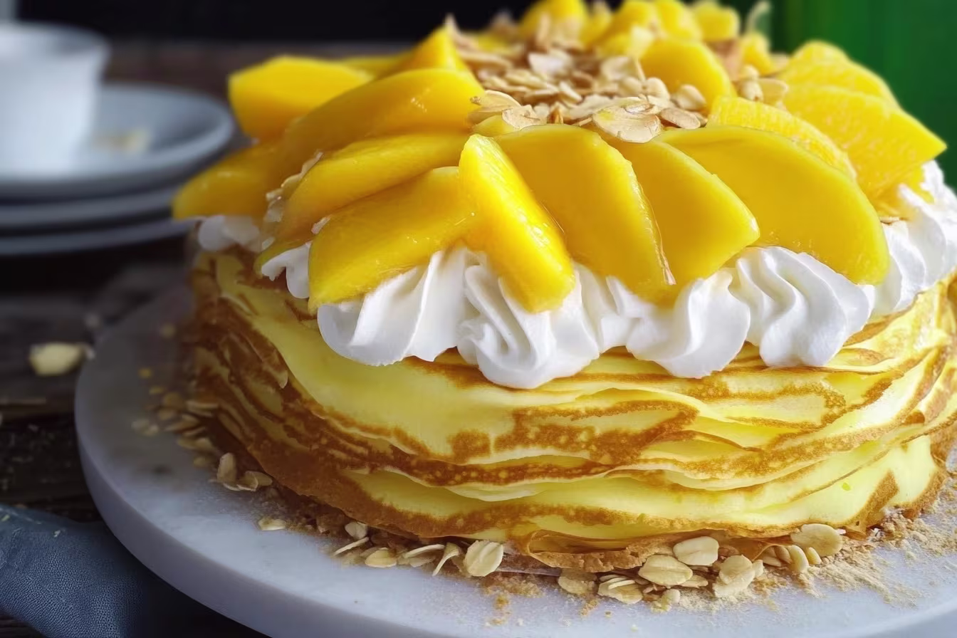 Mango Crepe Cake