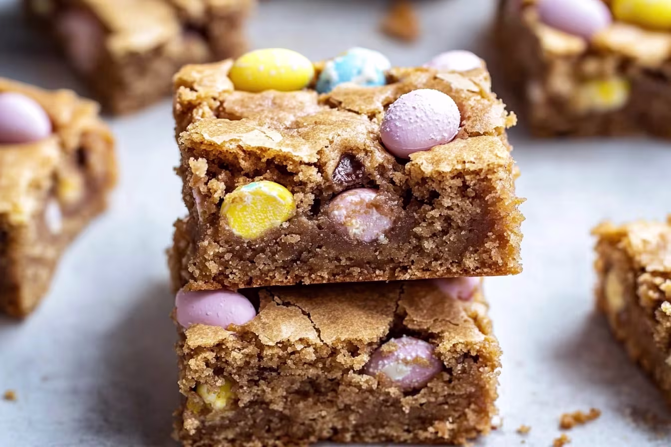 Cadbury Mini Egg Blondies