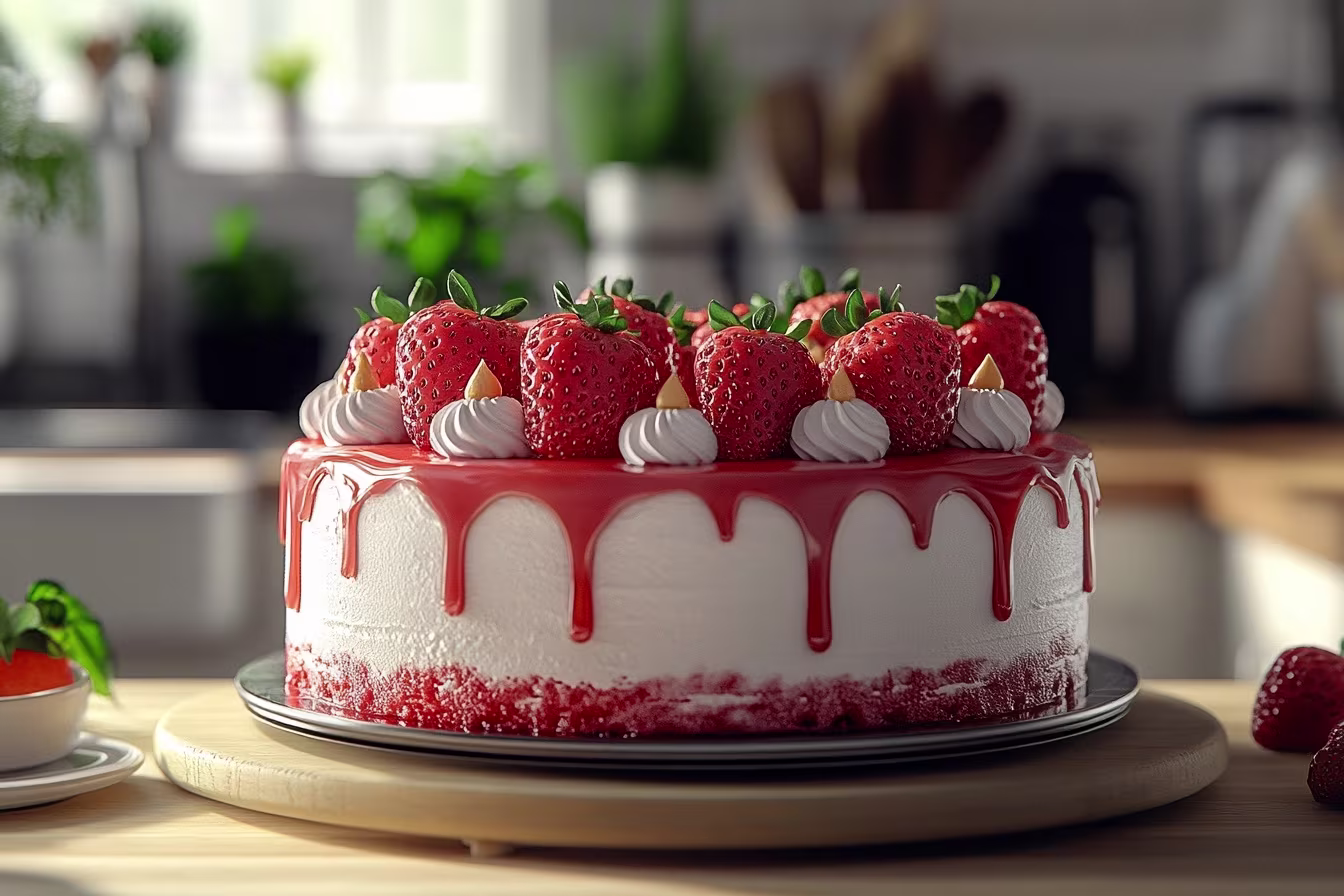 strawberry cake history